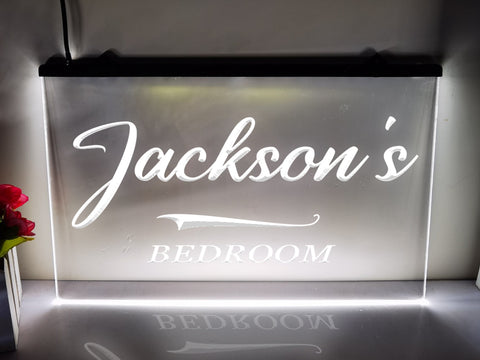 Image of Personalized Bedroom LED Neon Illuminated Sign