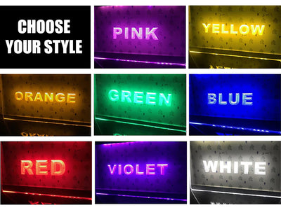 Your Bar Personalized Illuminated Sign