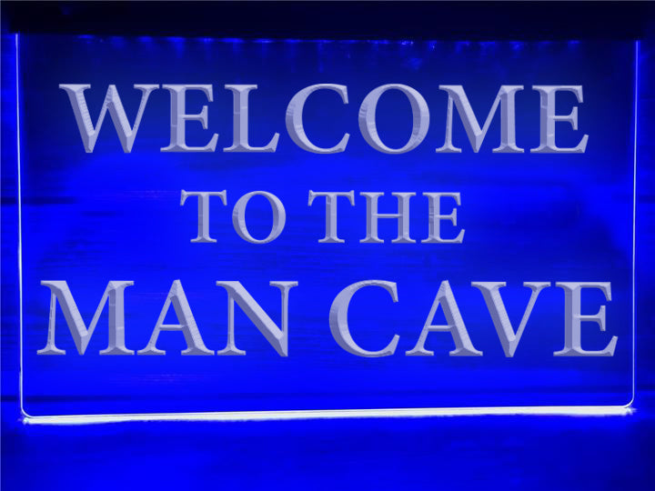 Man Cave Illuminated Sign