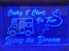 Motorhome On Tour Personalized Illuminated Sign