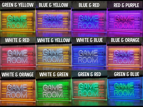 Image of Your Design - Custom Two Tone Illuminated LED Neon Sign