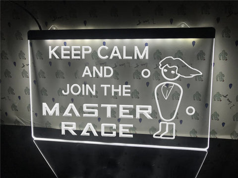 Image of Join The PC Master Race Illuminated Sign