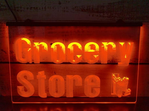 Image of Grocery Store Illuminated LED Neon Sign