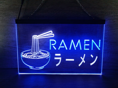 Image of Ramen Japanese Noodles Two Tone Illuminated Sign