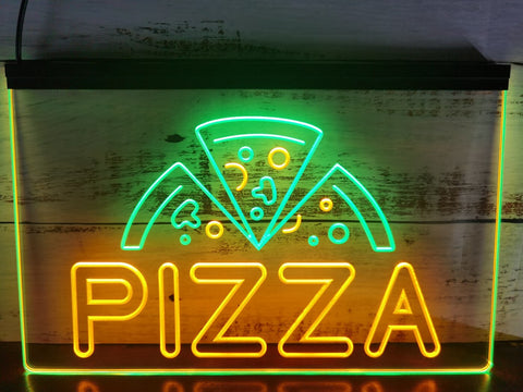 Image of Pizza Two Tone Illuminated Sign