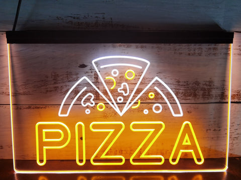 Image of Pizza Two Tone Illuminated Sign