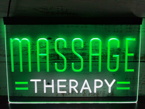 Image of Massage Therapy Two Tone Illuminated Window Sign