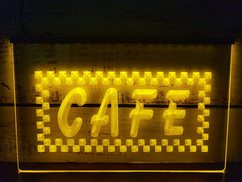 Image of Cafe Illuminated LED Neon Sign