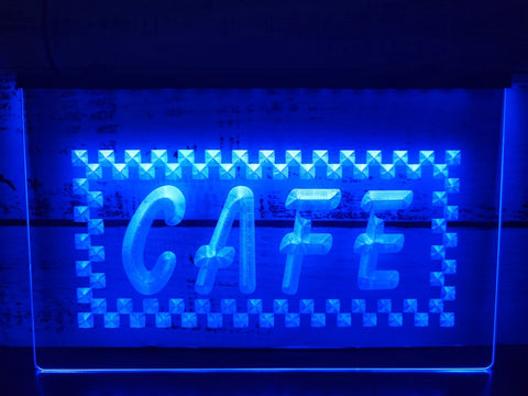 Image of Cafe Illuminated LED Neon Sign
