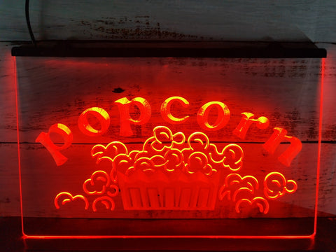 Image of Popcorn Illuminated LED Neon Sign