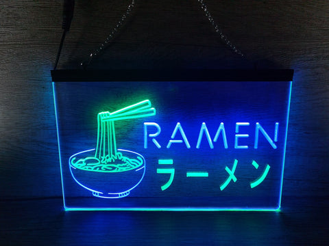 Image of Ramen Japanese Noodles Two Tone Illuminated Sign
