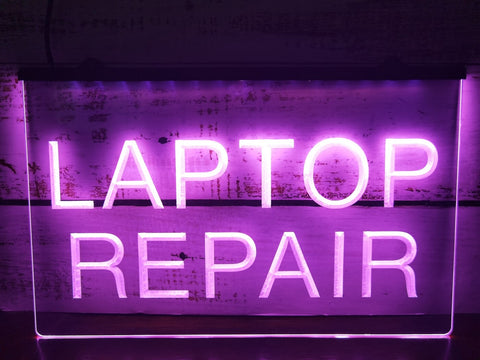 Image of Laptop Repair Illuminated LED Neon Sign
