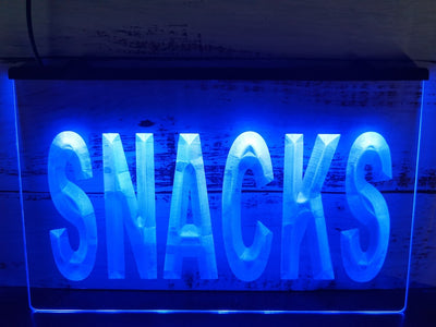 Snacks LED Neon Sign for the Snack Bar