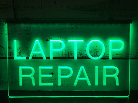 Image of Laptop Repair Illuminated LED Neon Sign