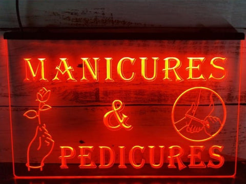 Image of Manicures and Pedicures Illuminated Sign