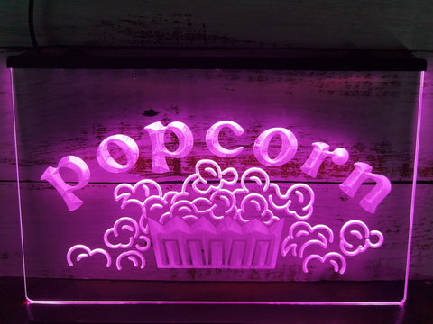 Image of Popcorn Illuminated LED Neon Sign
