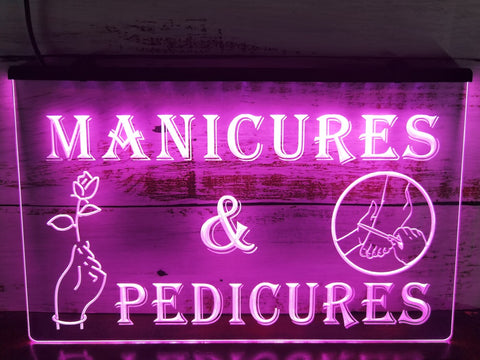 Image of Manicures and Pedicures Illuminated Sign