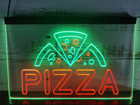 Image of Pizza Two Tone Illuminated Sign