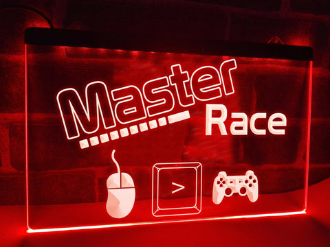 Image of PC Master Race Illuminated Sign