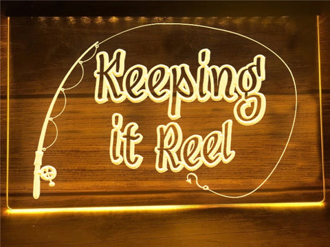 Image of Keeping it Reel Illuminated Sign