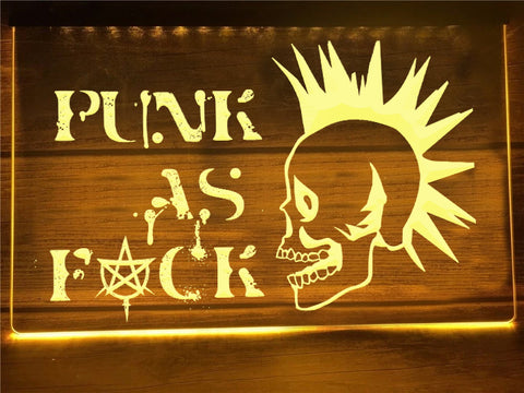 Image of Punk Skull Illuminated Sign