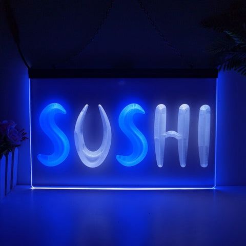Image of Sushi Two Tone Illuminated LED Neon Sign