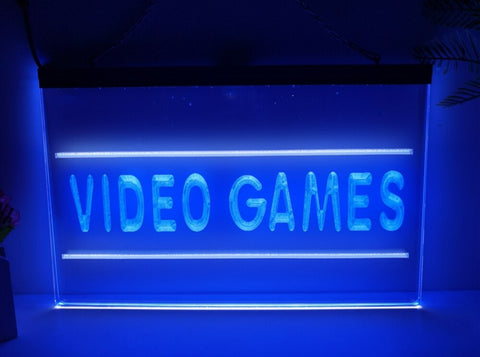 Image of Video Games Two Tone Illuminated Sign