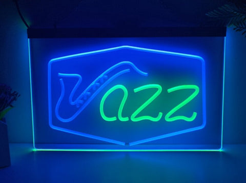 Image of Jazz Bar Club Two Tone Illuminated Sign