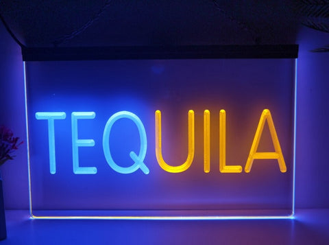 Image of Tequila Two Tone Illuminated Bar Sign