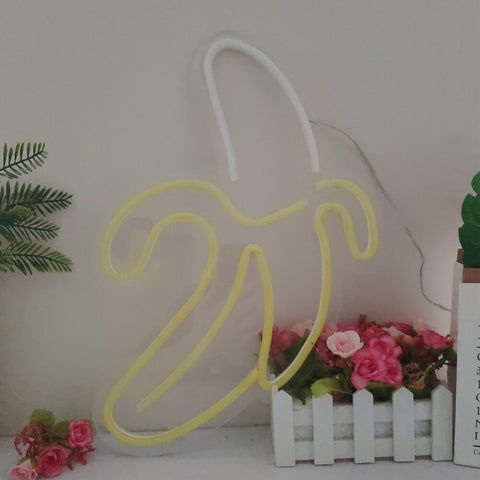 Image of Peeled Banana LED Neon Flex Sign