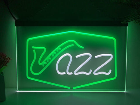 Image of Jazz Bar Club Two Tone Illuminated Sign