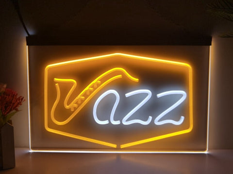 Image of Jazz Bar Club Two Tone Illuminated Sign