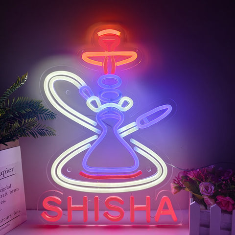 Image of Shisha Hookah Smoke Shop LED Neon Flex Sign