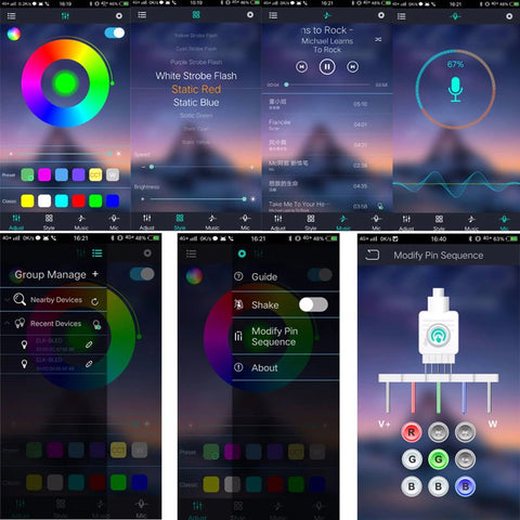 Image of Cocktails & Dreams Bluetooth Controlled Wall Clock