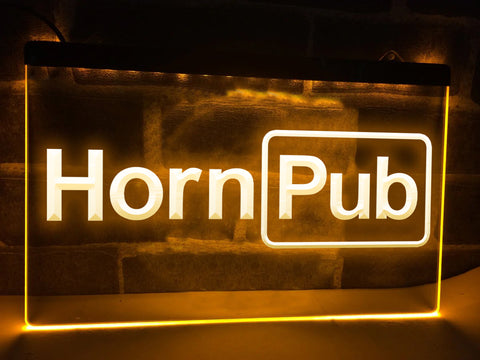 Image of Horn Pub Illuminated Bar Sign