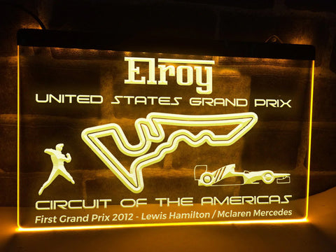 Image of US Grand Prix Illuminated Sign