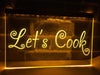 Let's Cook Illuminated Sign