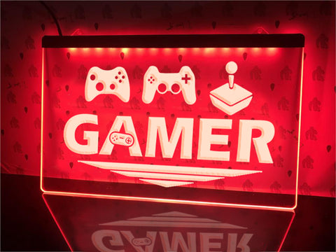 Image of All Round Gamer Illuminated Sign