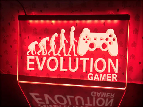 Image of Evolution Gamer Illuminated Sign