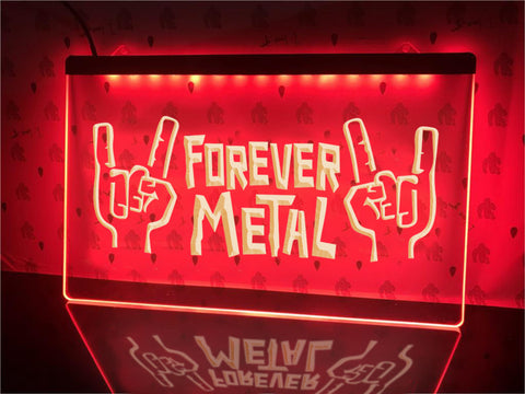 Image of Forever Metal Illuminated Sign