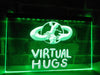 Virtual Hugs Illuminated Sign