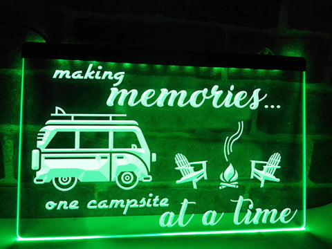 Image of Making Memories in Campervan Illuminated Sign