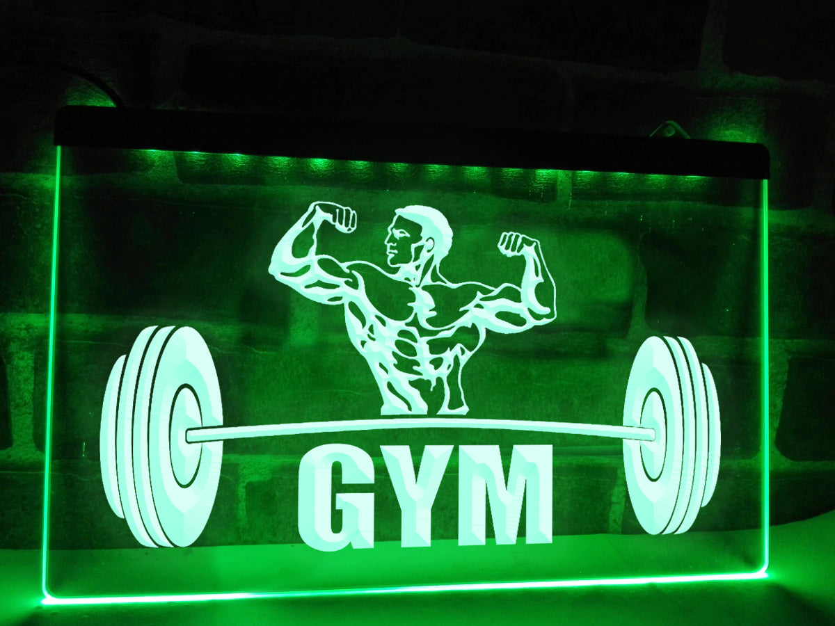 Gym LED Neon Sign in green