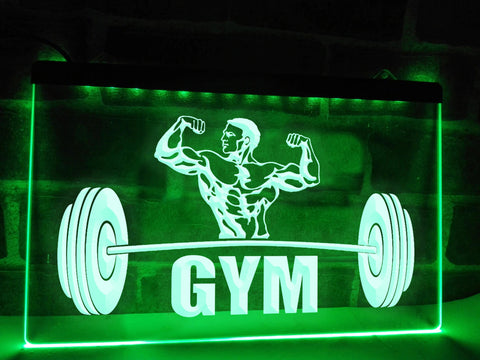 Image of Gym LED Neon Sign in green