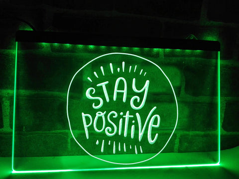 Image of Stay Positive Illuminated Sign