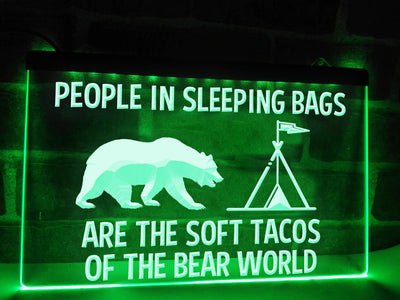 Soft Tacos Funny Illuminated Sign
