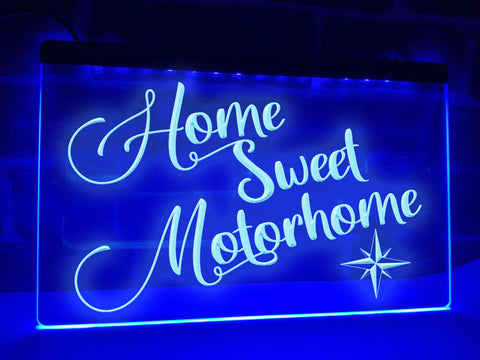 Image of Home Sweet Motorhome Illuminated Sign