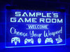 Game Room Personalized Illuminated Sign