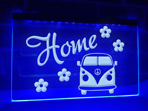 Image of Flower Camper Illuminated Sign