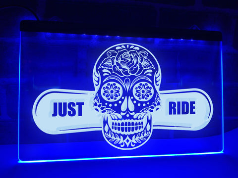 Image of Just Ride Illuminated Sign